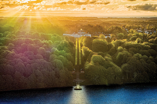 Sommermorgen over Fredensborg Slot